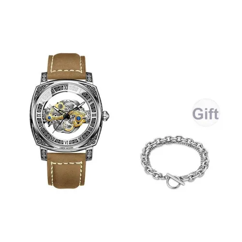 LIBER AEDON Кварцевый механизм Белый циферблат Мужские часы