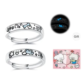 LAOYINFANG S 999 Fine Silver Sterling Silver Rings Unisex