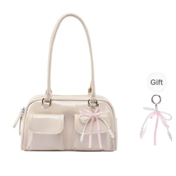 Old Man's Head Polyurethane Synthetic Leather Shoulder Bag Women's Multicolor