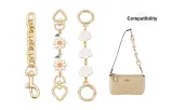 Gold-Tone Extender Chain (Pig Nose Chain+Small Daisy+Camellia)