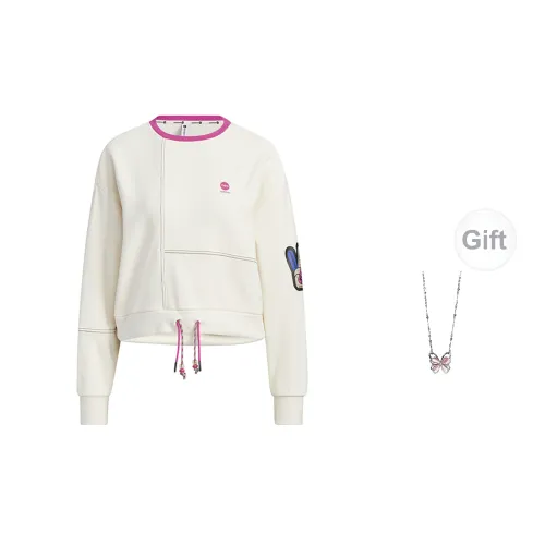 Adidas Sweatshirts Women's Pink/White+Accessory