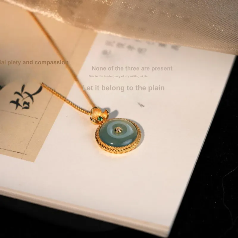 Clear Snow Ice Glutinous Necklaces Unisex-5