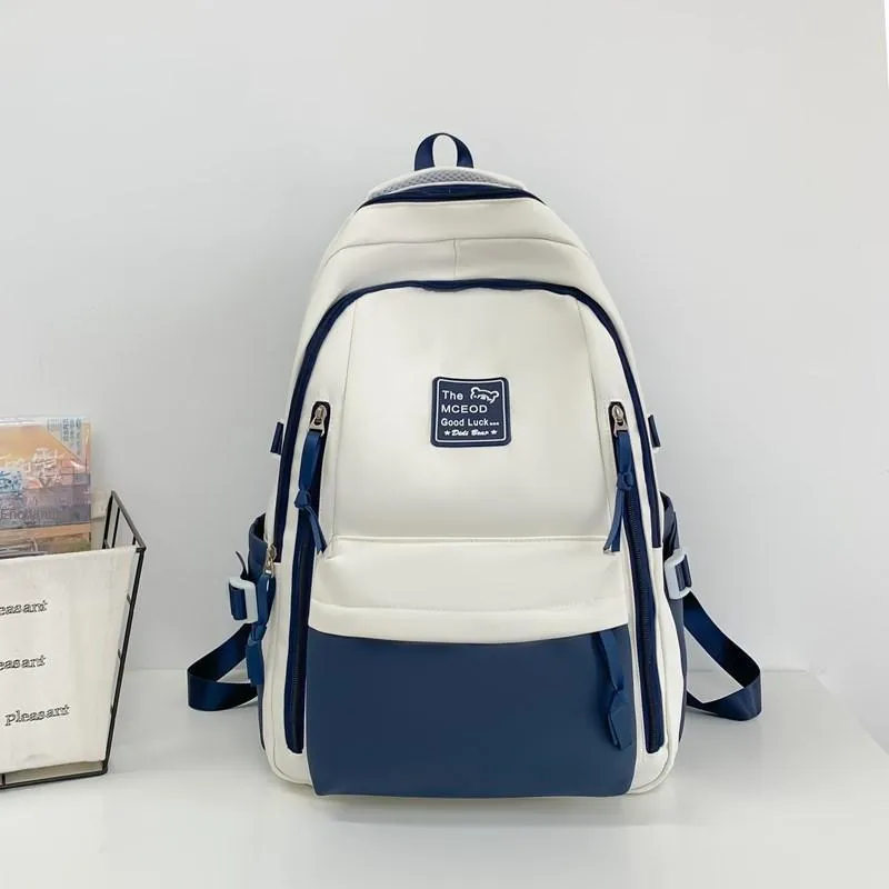 Yalu Nylon Backpack Unisex Multicolor-7