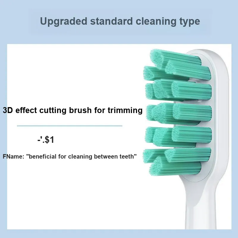 EIYEAH Compatible With Xiaomi T300/T500m Home Lite Toothbrush Heads Adults Unisex Hair Cleaning All Replacement-18