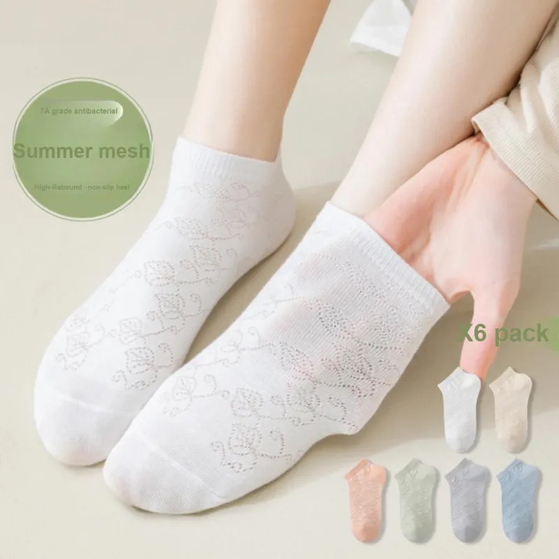 H-YXIANG No-Show Socks Women's 6 Pack-1