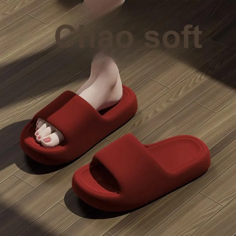 XMISTUO EVA Cut Out Slip Resistant Abrasion Resistant Quiet Slide Slippers Unisex-4