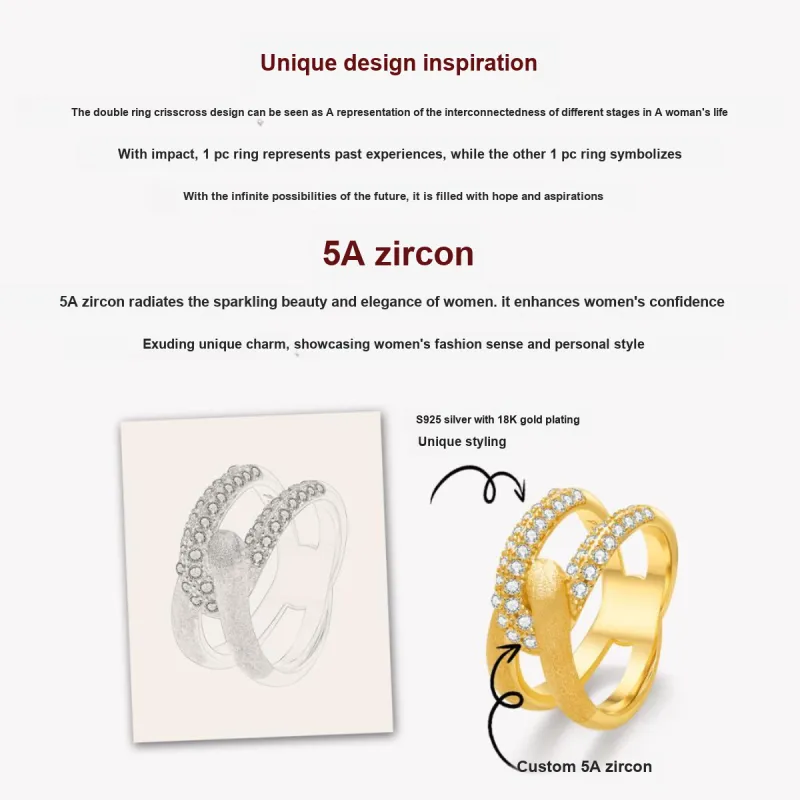 MITHAOL KUSC S925 Silver Rings Women's-3