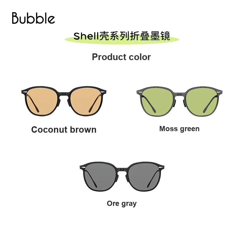 BUBBLE Metal Square Sunglasses Unisex-9