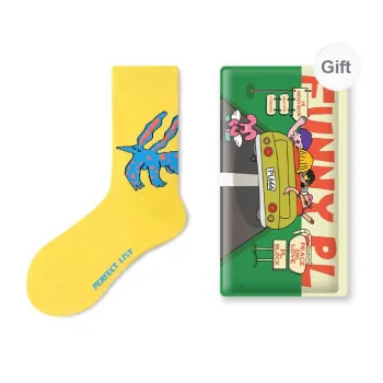 PL Mid Calf Socks Unisex Shopping Bag 1 Pack