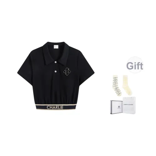 Charlie Luciano Рубашка Женская Черная