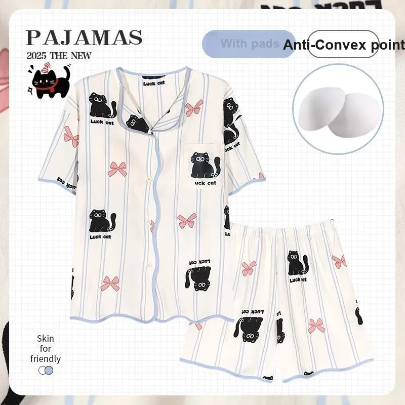 O'MESIK Pajama Set Women's White-1