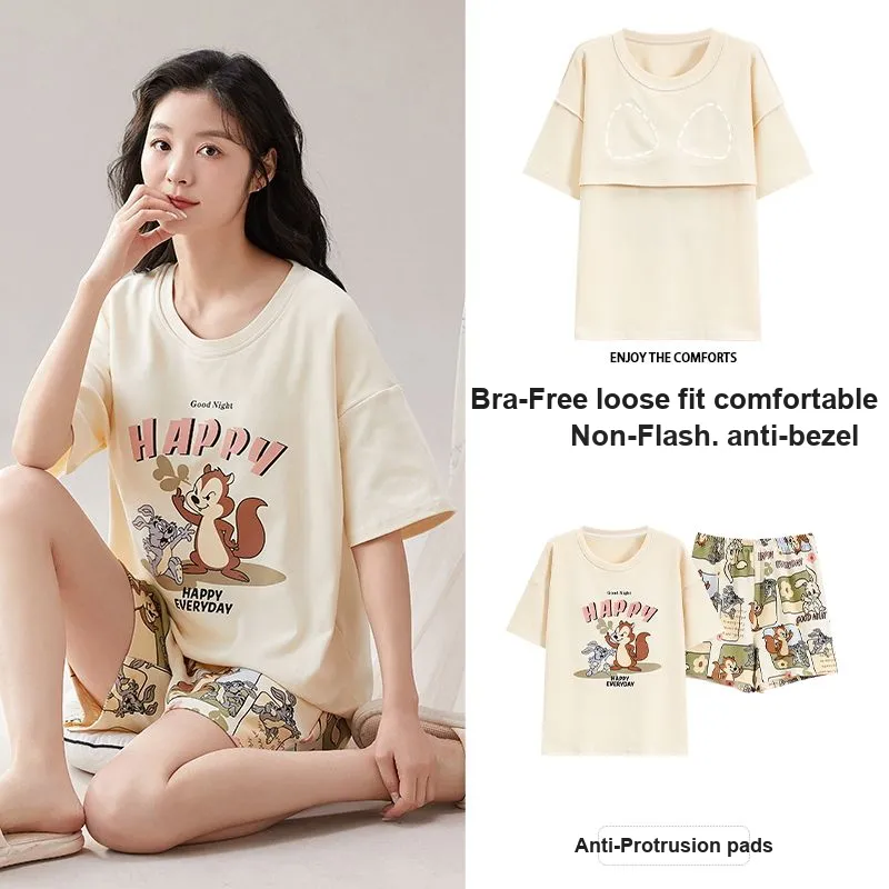 JINXU Women's Pajama Sets-3