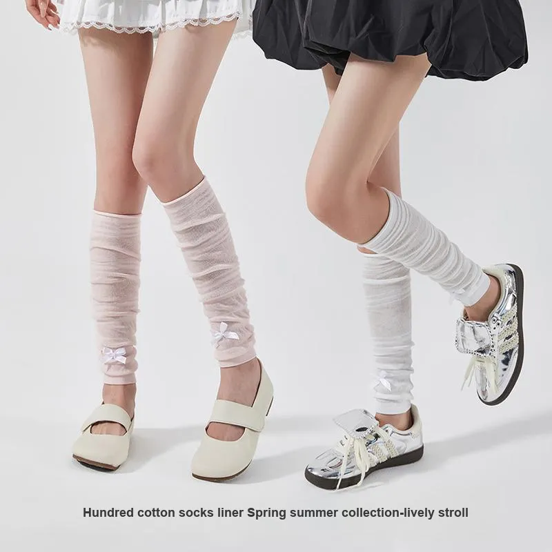 JIAZINI Knee-High Socks Women's Combo Set-7