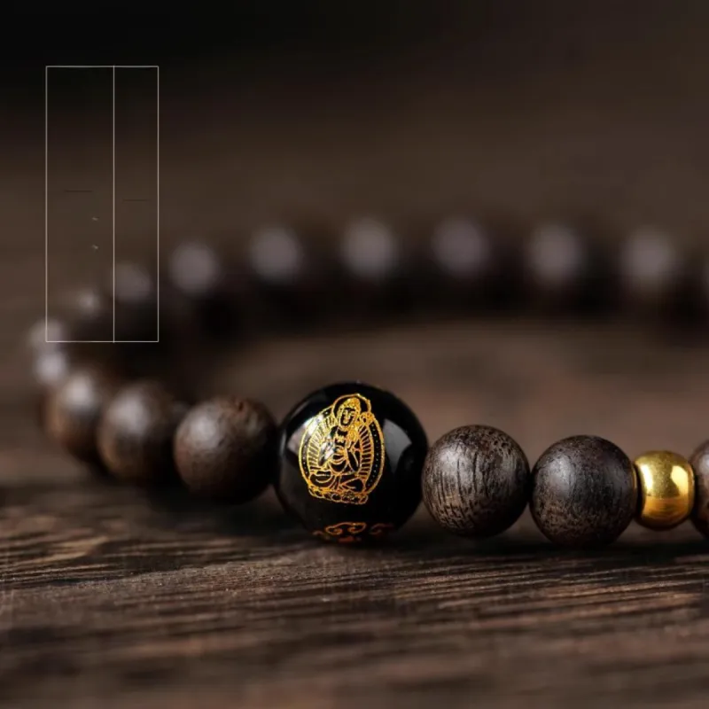 DALONG Aromatic Agarwood Bracelets Unisex-2