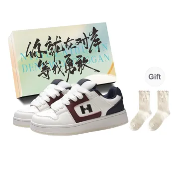 JimiXiong Low Top Skateboard Shoes Women's Burgundy
