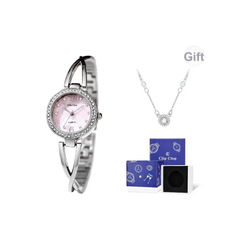 Clip Clop Кварцевый механизм сплав ремешок женские часы многоцветный циферблат