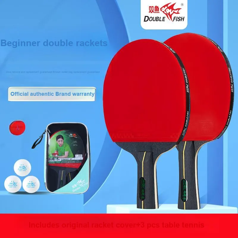 DOUBLEFISH Ping Pong Paddles Unisex All Wood-5