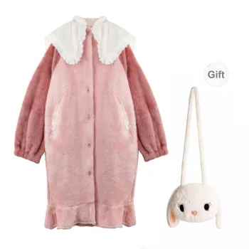 MISS CURIOSITY Bath Robes Women's Pink