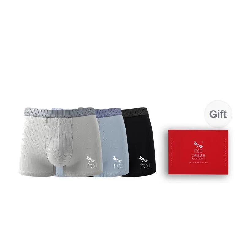RED DRAGONFLY Cotton Panties Men's Box 3 Pack-12