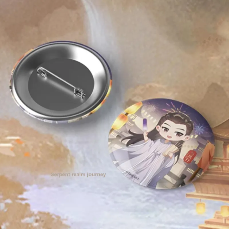 TENGXUNSHIPINCAOCHANGDI With The Phoenix Merch Shenli Metal Tinplate Badges-4