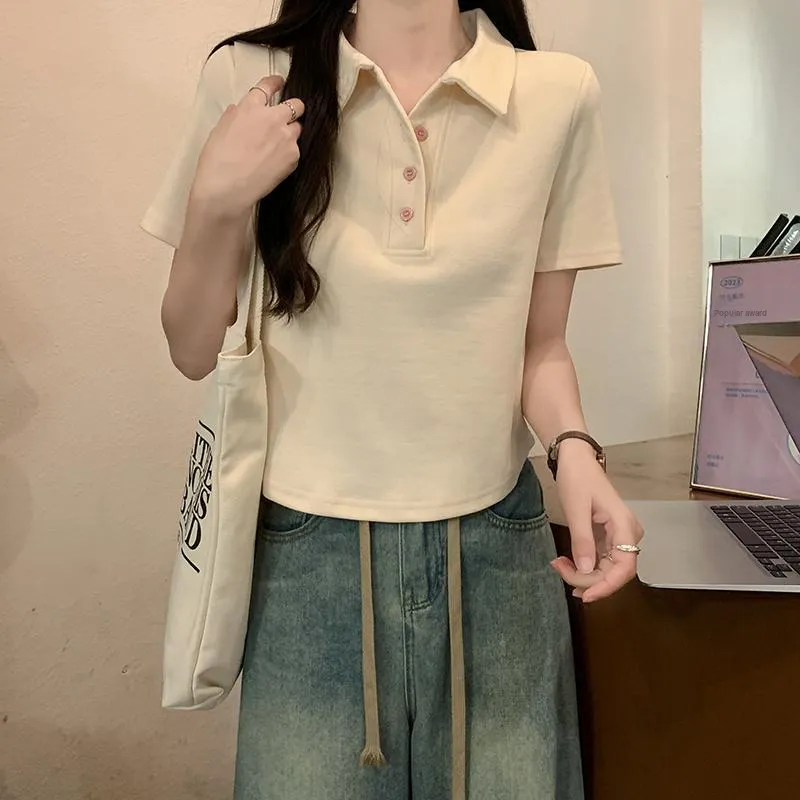 PAIN OR PLEASURE Regular T Shirt Women's Apricot-2