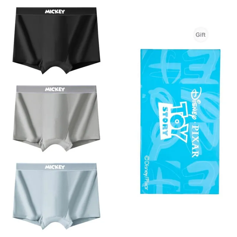 Disney Mickey Series Underpants Men's Shopping Bag 3 Pack-12