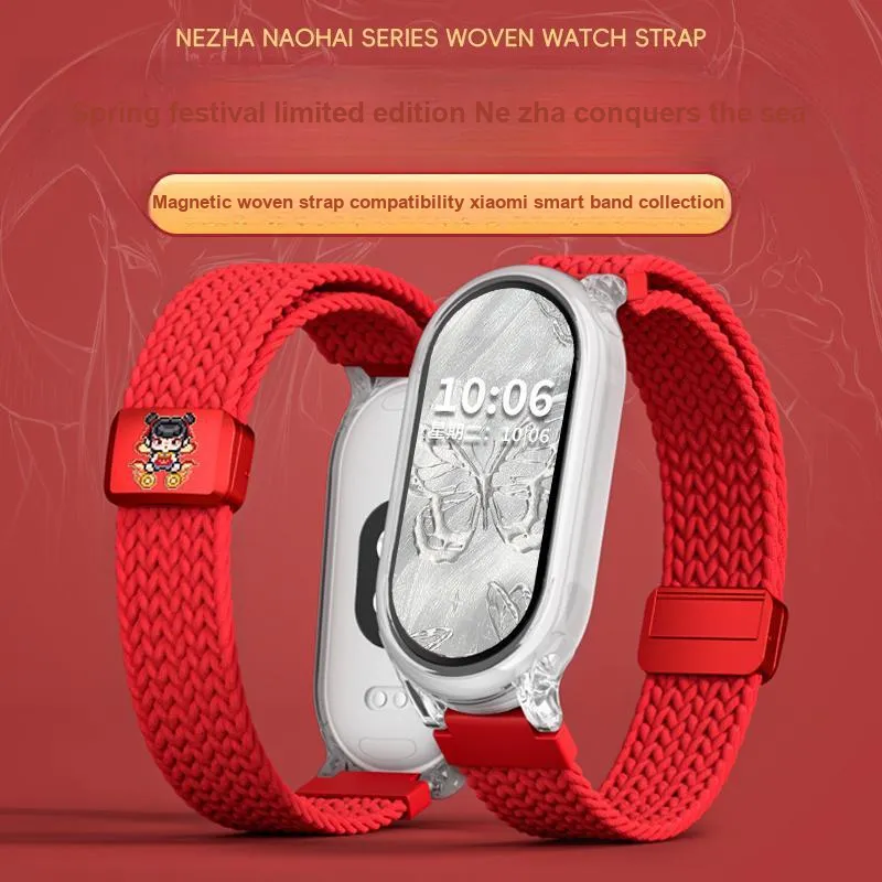 Mr. Strap Watch Bands Xiaomi Compatibility 145~210mm Fabric Material Unisex-2