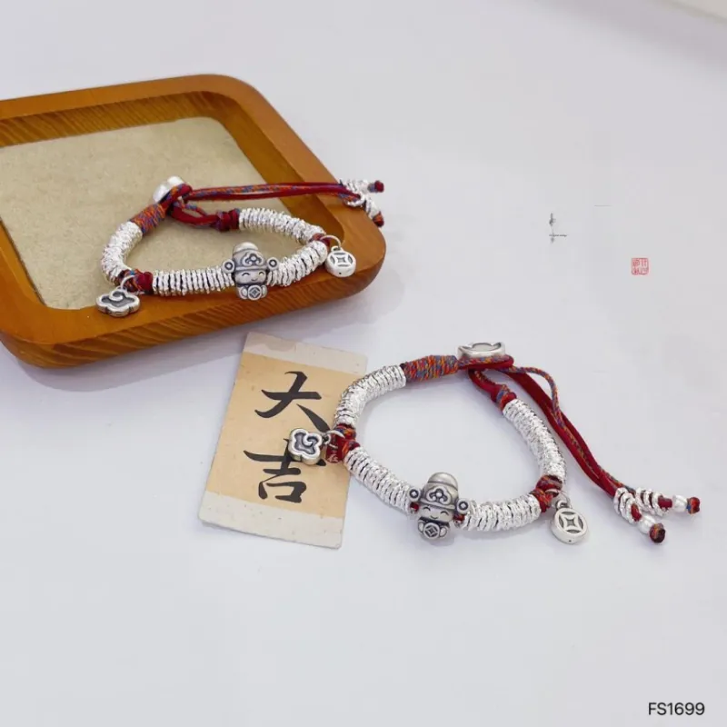 AITAO 999 Fine Silver Bracelets Unisex-1