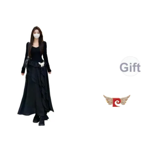 PIERRE CARDIN Длинное платье с длинными рукавами женское