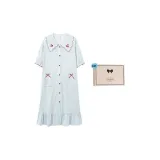 Sky Blue 202348 (Short-Sleeved Nightgown)
