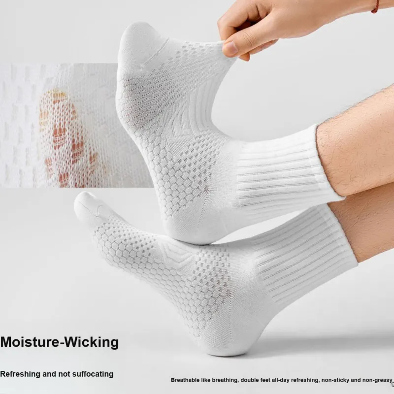 Moremoli Mid Calf Socks Men's 4 Pack-4