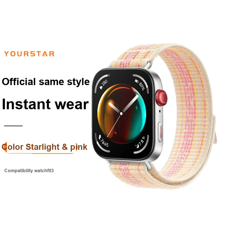 Akkerds Huawei Fit3 Watch Band Huawei Compatibility 20cm FIT3 Nylon Material-1