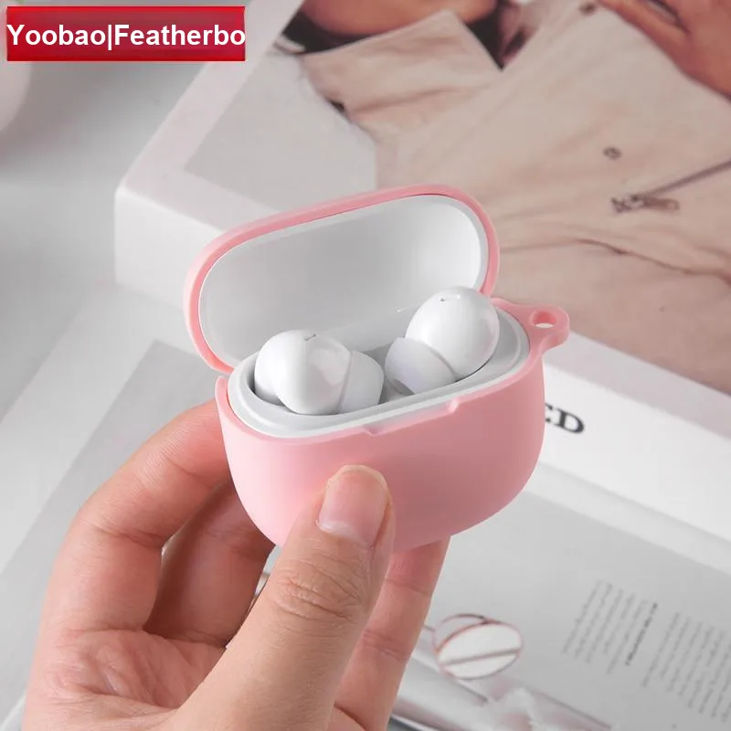 Yoobao Compatibility Red Beige Buds6 Lite Silicone Protective Cover Liquid Headphone Set-7
