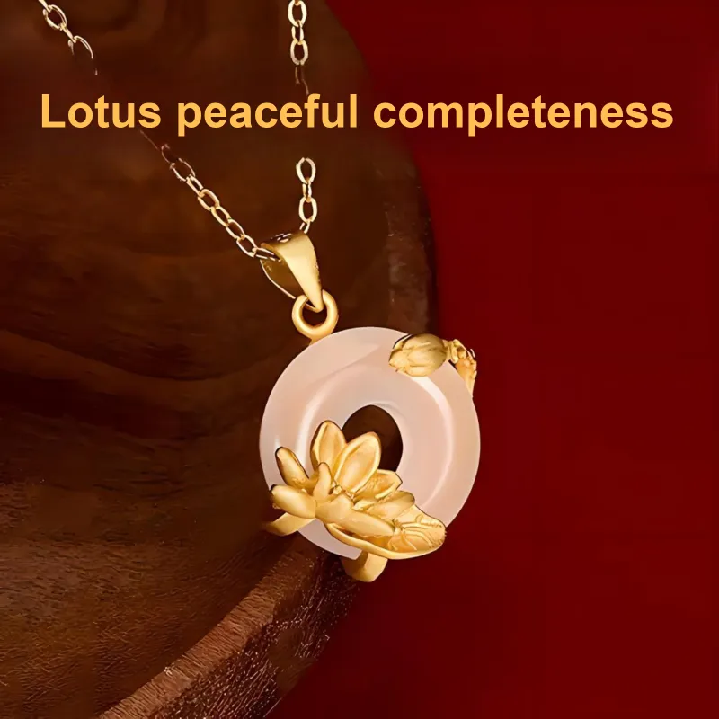 Strange Snow Natural Chalcedony Necklaces Women's-1