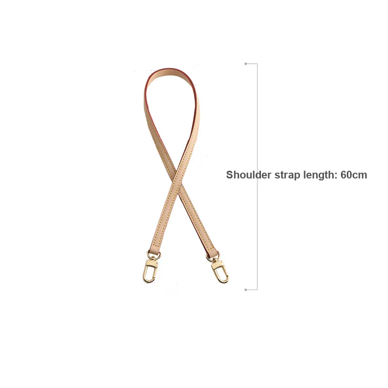 Luxury Care Artisan Workshop Metal Cow Leather Bag Accessory Bag Strap Women's Gold-1