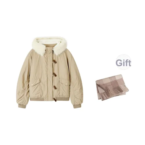 DITB Светло-чайный Женский пуховик