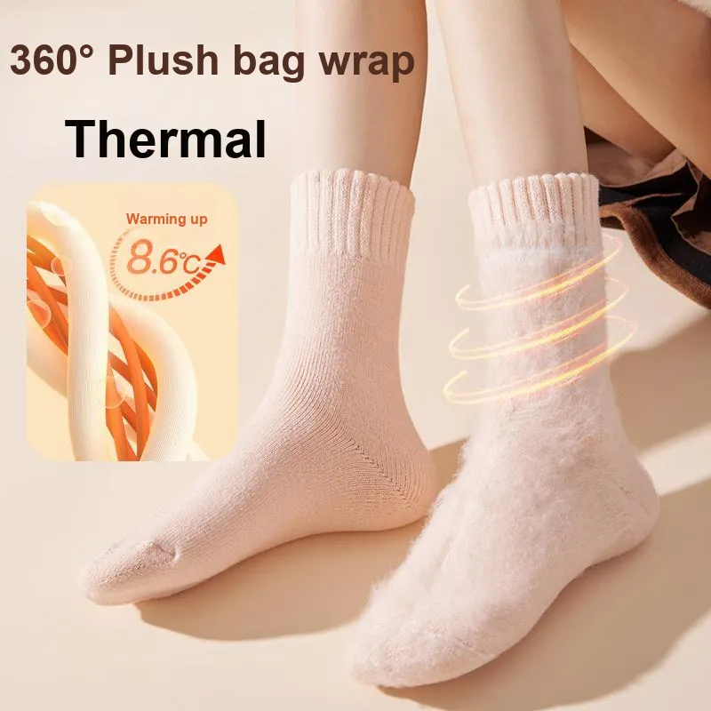MIIOW Mid Calf Socks Women's Combo Set-3