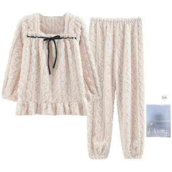 Lan Miao Pajama Set Women's Shopping Bag Ecru