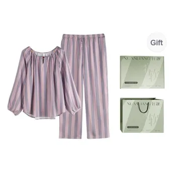 Xuan Liang Pajama Set Women's Gift Box Set Dusty Purple