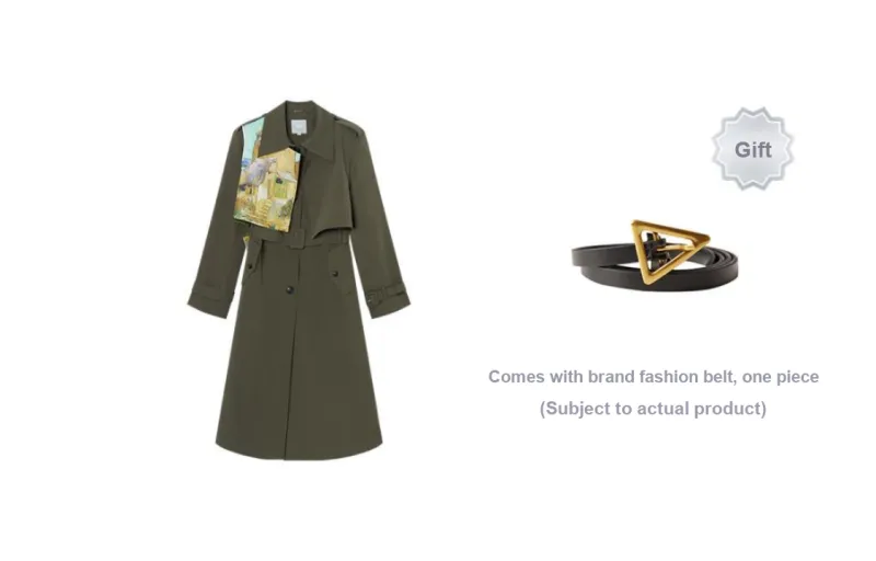 DIALOGUE Trench Coats Women's-2