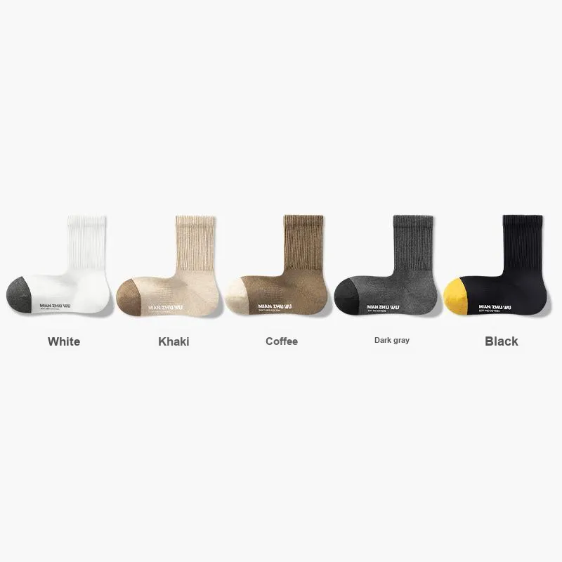 B&C.Room FW23 Mid Calf Socks Men's 5 Pack-1