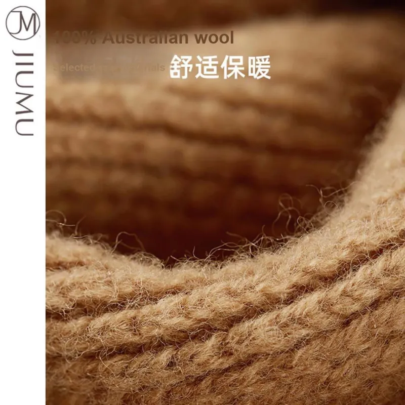 JIUMU Pure Wool Beanies Women's-1