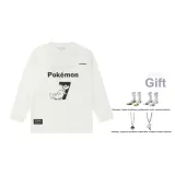 Pikachu Style White+2 Pack Socks