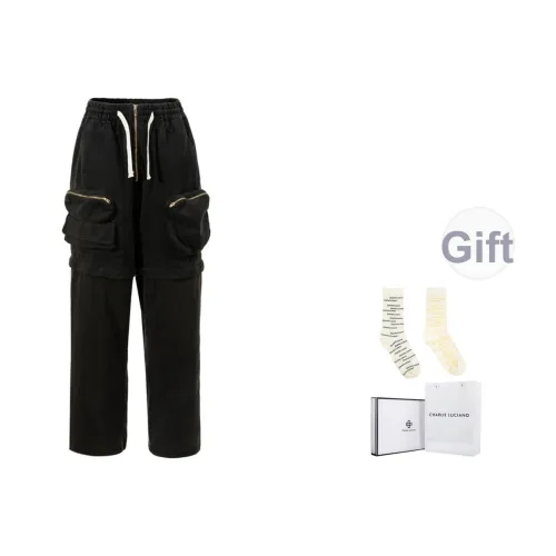 Charlie Luciano Карго Брюки Унисекс Черный