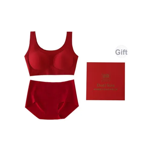 Sharefun Комплект нижнего белья Женское Счастливый Красный