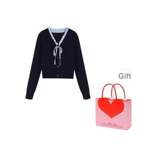 ZVJH Черный Женский Трикотаж