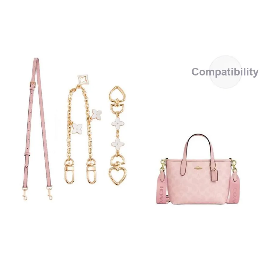 Сумка с ремешком из микрофибры женская розовая