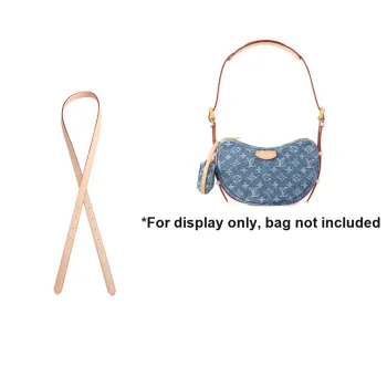 Ingenuity Handmade Cow Leather Crossbody Shoulder Strap Conversion Bag Strap Women's Beige