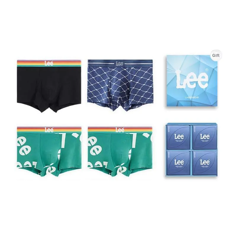Lee Prism Color Two Underwear Gift Box Men's 4 Pack-30