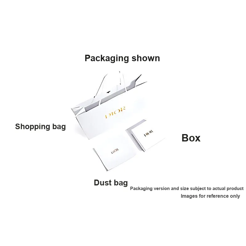 DIOR Caro Cow Leather Card Holder Women's Milk White-3